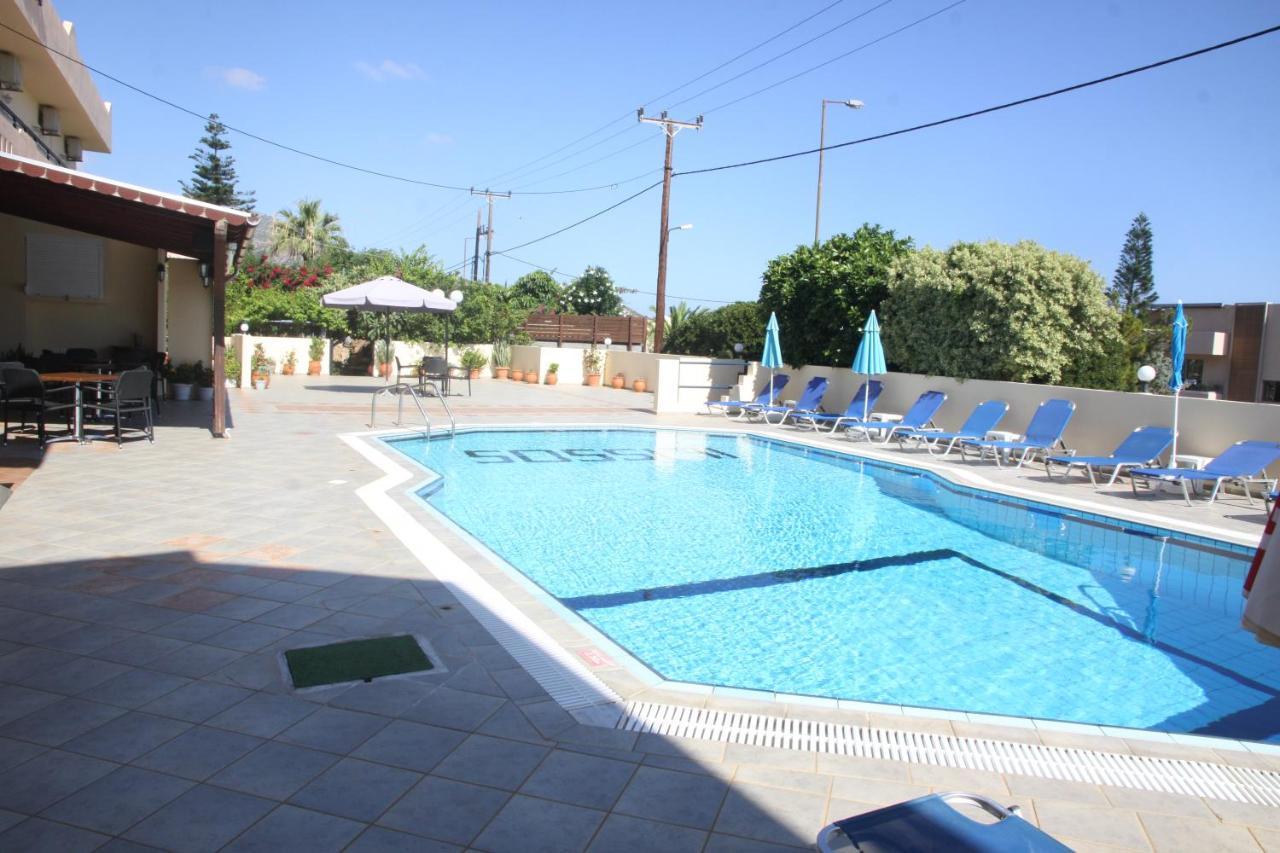 Ilissos Apartments Stalida Bagian luar foto